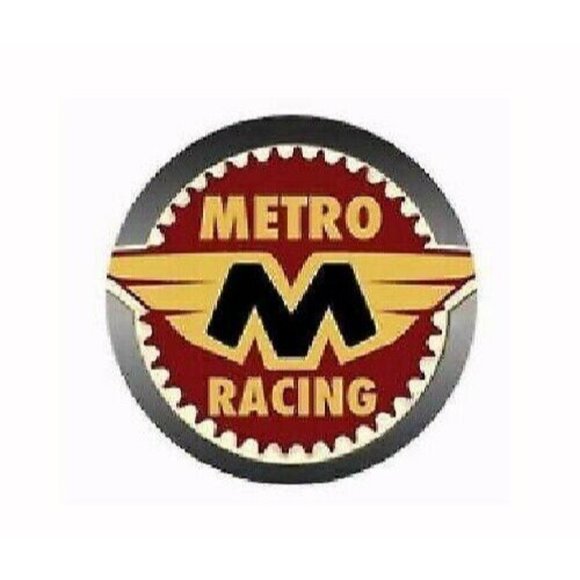 Indian Logo Gray Short Sleeve T-Shirt AHRMA Metro Racing - NEW Fast Ship - Picture 3 of 4